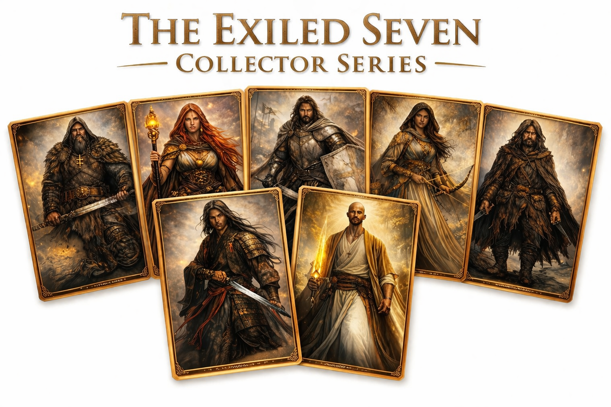 The Exiled Seven Collector Series Cards